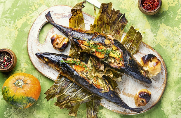 Запеченная скумбрия