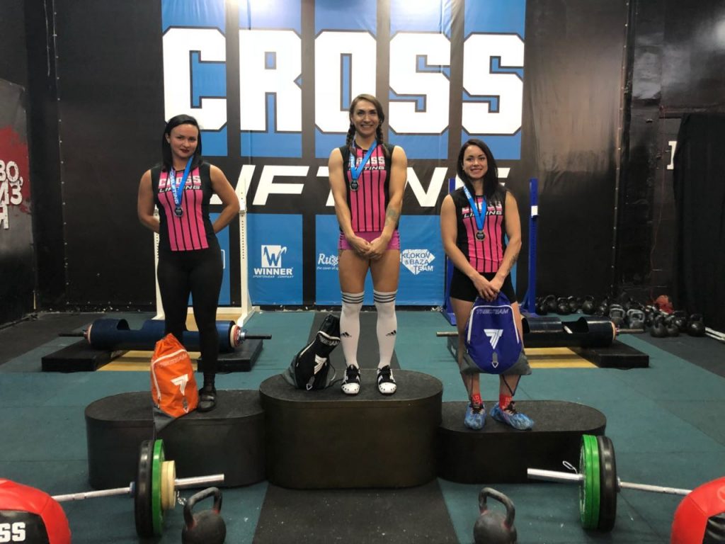 Женщины призёры в категории 70kg-cup-central-region-of-crosslifting-2018
