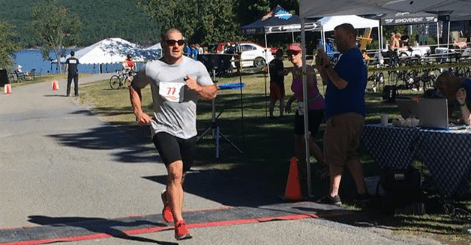 Мэт Фрейзер занял 3 место в "Basin Harbor Sprint Triathlon"