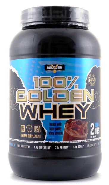 Баночка шоколадного maxler golden whey