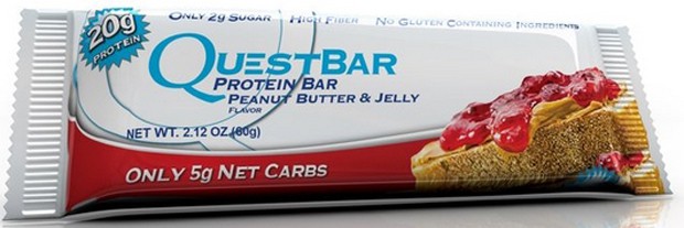 Questbar со вкусом арахиса и желе