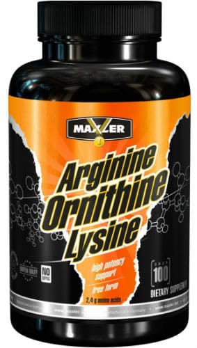 Баночка Maxler Arginine Ornithine Lysine