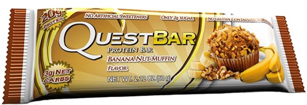 Questbar со вкусом банана и ореха