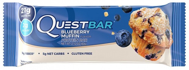 Questbar со вкусом голубики