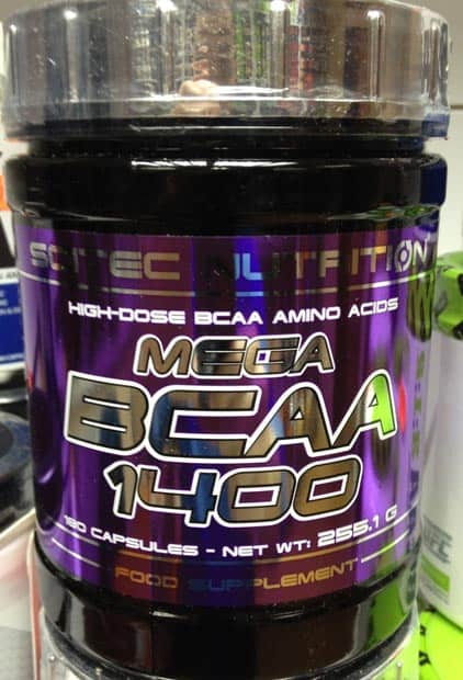 Банка BCAA Scitec Nutrition Mega 1400