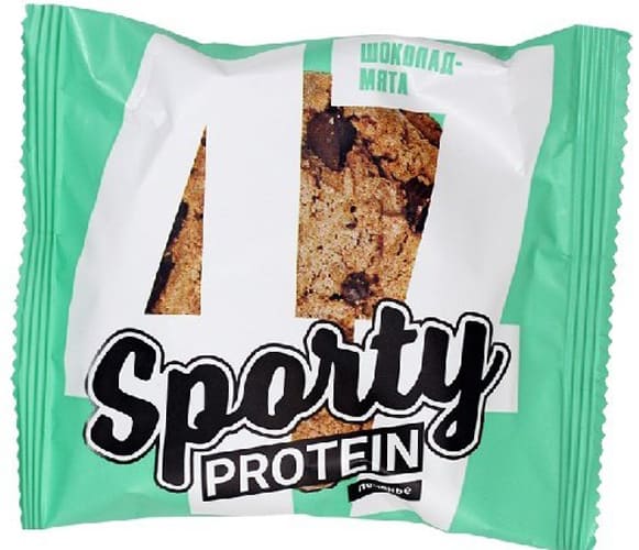 Печенье Sportyprotein мята