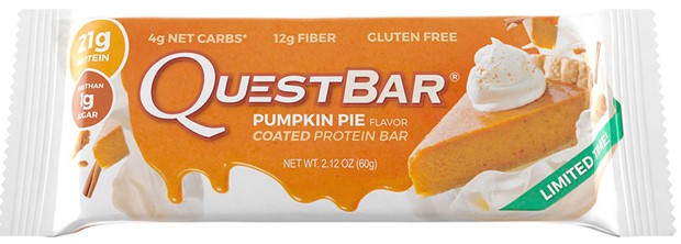 Questbar со вкусом тыквенного пирога