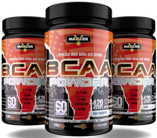Некоторые вкусы BCAA Maxler Powder