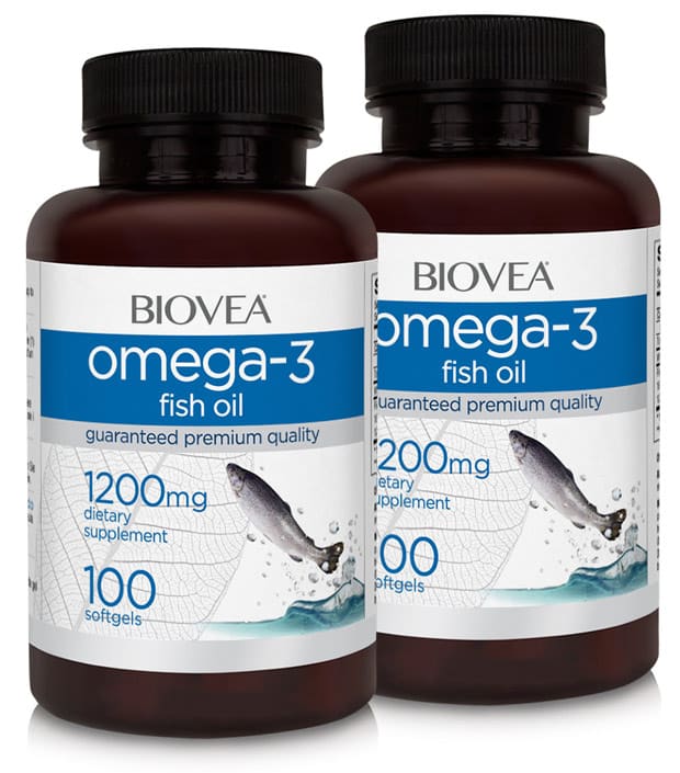 Две упаковки BioVea Омега 3