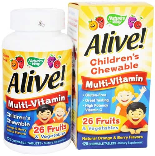 Упаковка витаминов Alive для детей