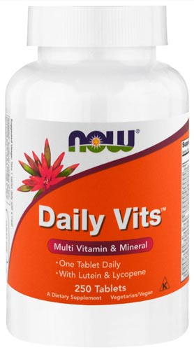 Упаковка daily vits 250 таблеток