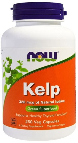 Добавка kelp now в упаковке 250 капсул