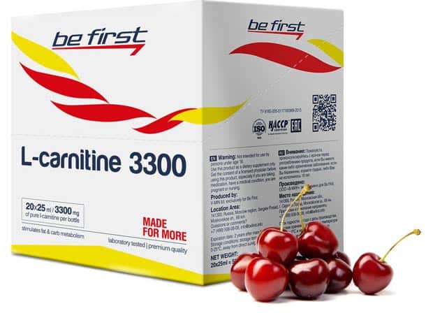 Добавка l-carnitine 3300 со вкусом вишни