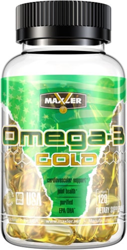 Упаковка omega 3 gold maxler