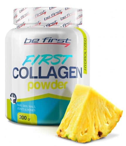 Добавка со вкусом ананаса be first collagen powder