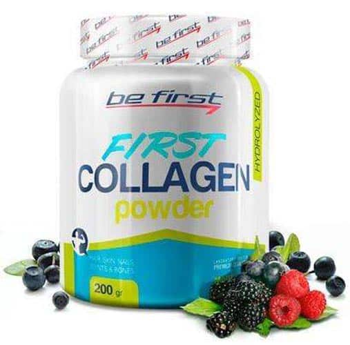 Добавка со вкусом ягод be first collagen powder