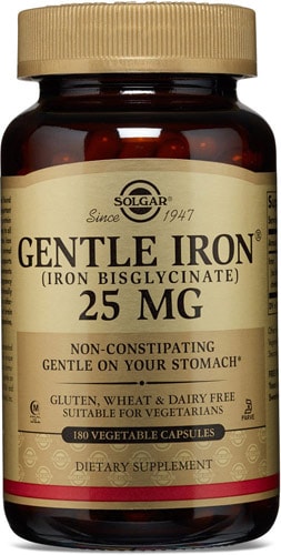 Iron gentle добавка 180 капсул 25 мг