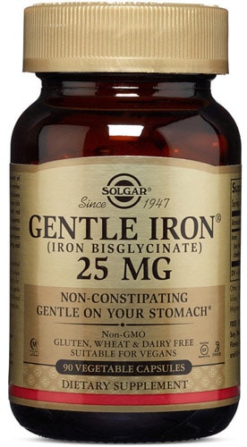 Iron gentle добавка 90 капсул 25 мг