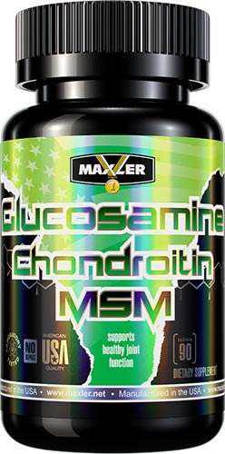 Добавка в капсулах Maxler Glucosamine Chondroitin MSM