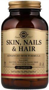 Упаковка 120 капсул skin nails hair