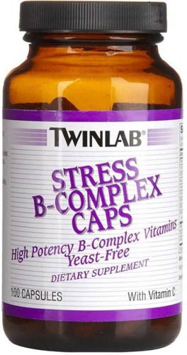 Упаковка добавки twinlab stress 100 капсул