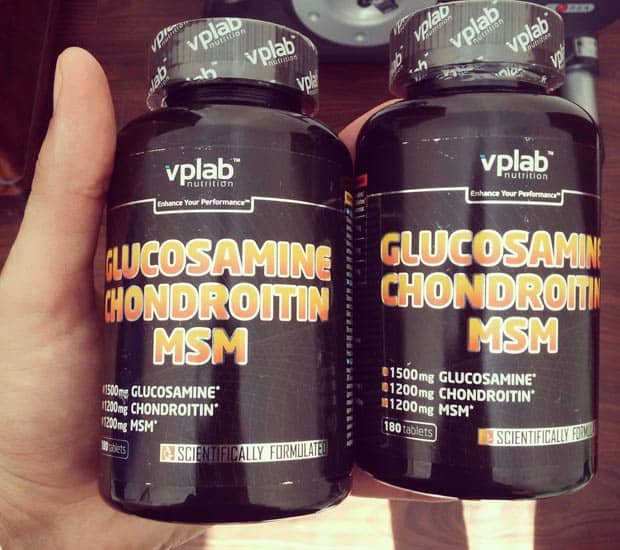 Две банки БАДа vplab glucisamine chondroitin msm