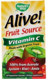 Упаковка витамина Alive!, Fruit Source, Vitamin C