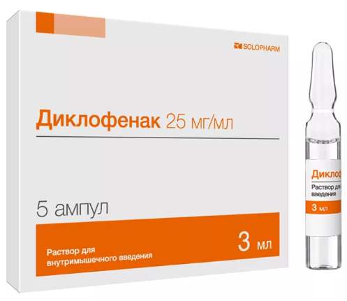 Обезболивающее Диклофенак
