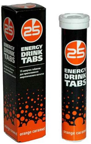 Добавка 25 Energy Drink Tabs с апельсином