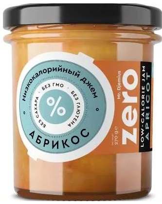 Джем Mr Djemius Zero с абрикосом