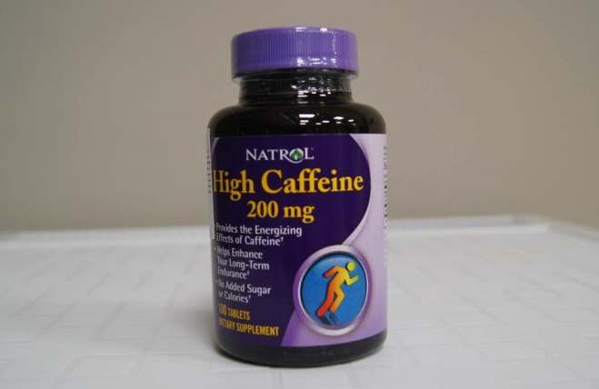 Упаковка добавки Natrol High Caffeine