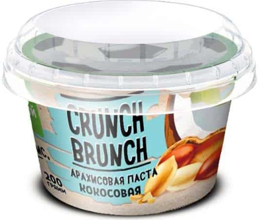 Кокосовая Арахисовая паста Crunch Brunch