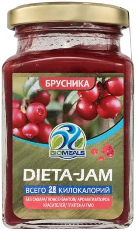 Dieta-Jam со вкусом брусники