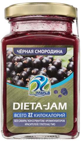 Dieta-Jam со вкусом черной смородины