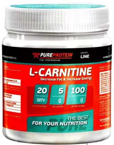 Карнитин PureProtein L-Carnitine