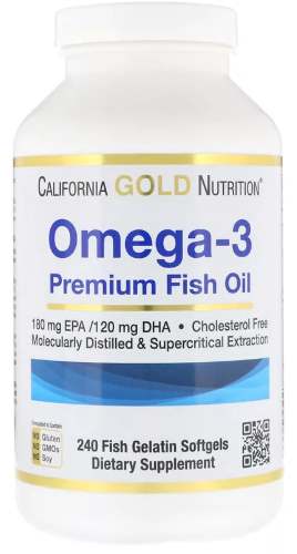 БАД из 240 капсул Омега 3 California Gold