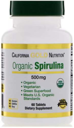 Добавка 60 таблеток california spirulina
