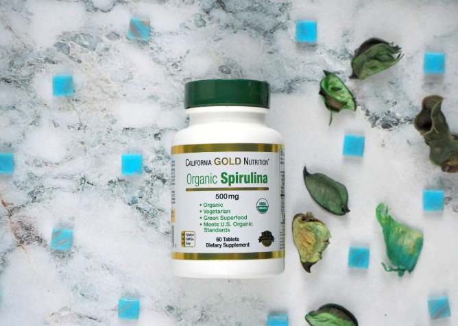 Упаковка БАДа california spirulina