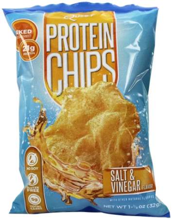 Quest Chips со вкусом соли и уксуса