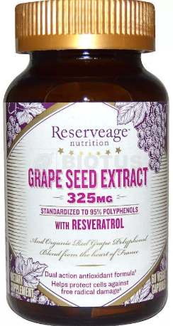БАД Reserveage Nutrition, Grape Seed Extract