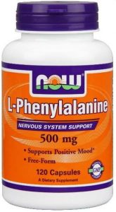 Упаковка NOW, L-Phenylalanine