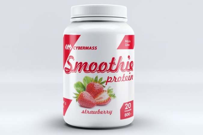 Добавка Клубника Cybermass Protein Smoothie