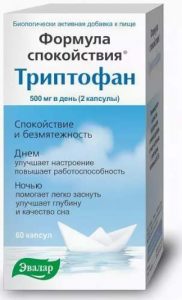 Добавка Формула спокойствия Триптофан Эвалар
