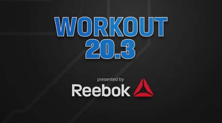 Crossfit open 20.3