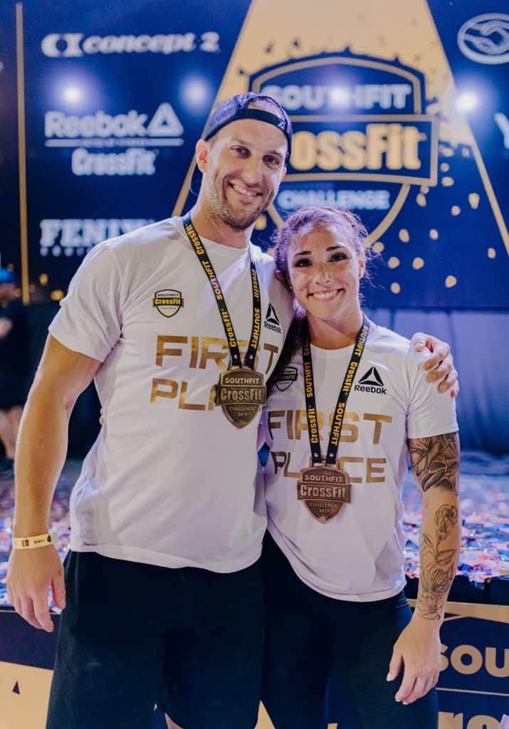 Победители SouthFit CrossFit Challenge Бетани Шадборн и Пит Шоу