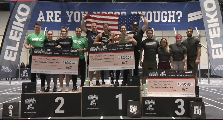 Команды -победители CrossFit Strength in Depth 2020